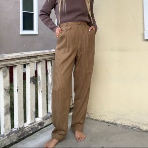 Vintage Ralph Lauren wool pinstripe pants petite